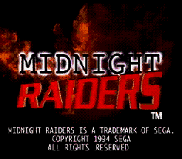 Заставка игры Midnight Raiders